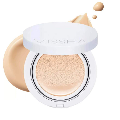Увлажняющий тональный кушон Missha M Magic Cushion Moist Up SPF50+ PA+++ 21